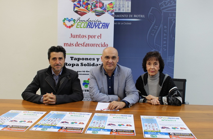 El Ayuntamiento de Motril y la Fundación Ecoruycan inician una campaña solidaria de recogida de tapones y reciclaje de trasteros para Daniel Giraldez